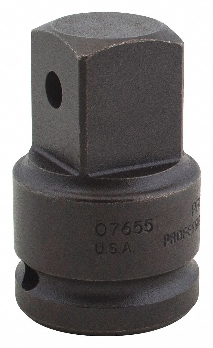 PROTO Impact Socket Adapter, Black Oxide, Locking No, Output Drive Male