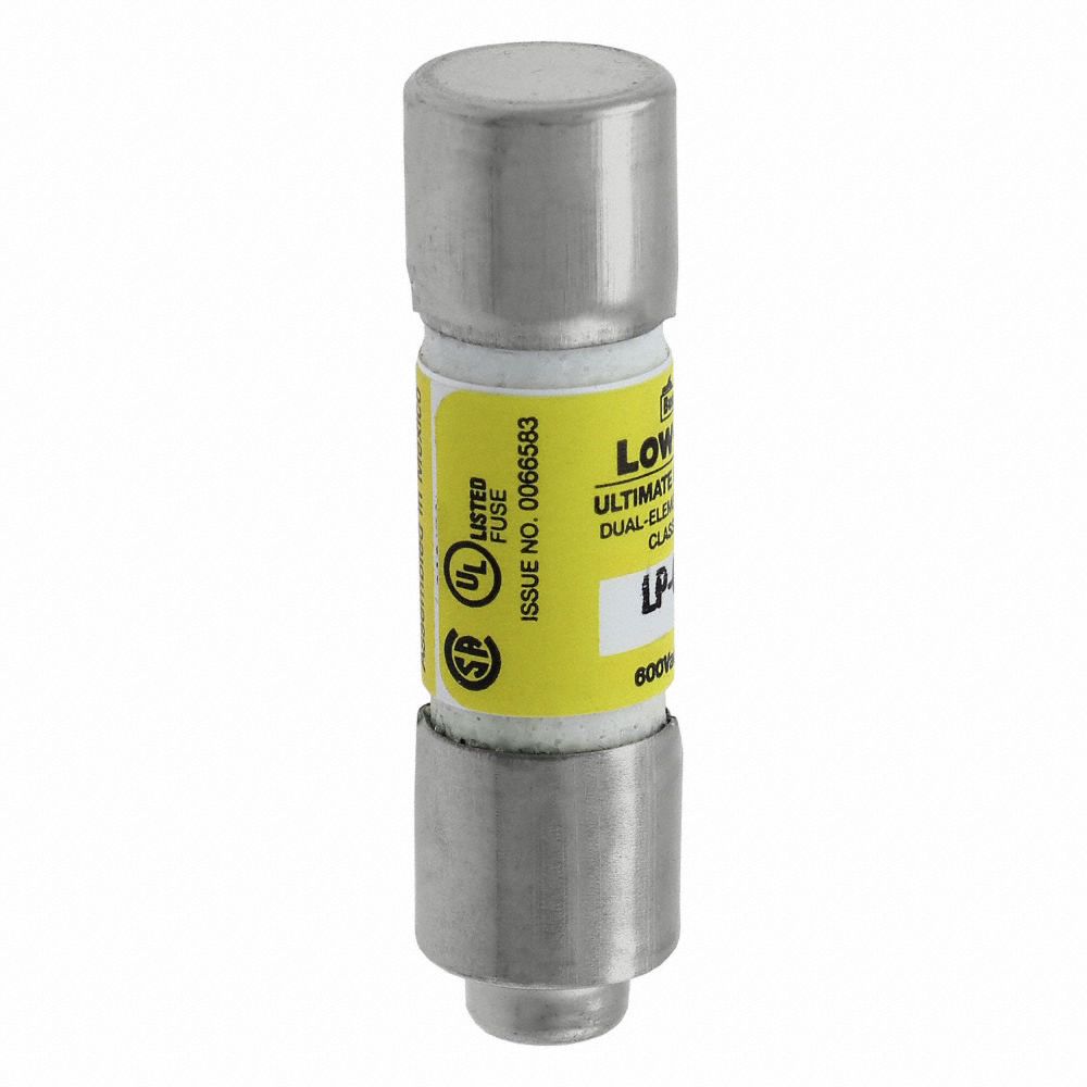 BUSSMANN UL Class CC Fuse Time Delay, 5 A, LPCC, 11/2 in L x 13/32