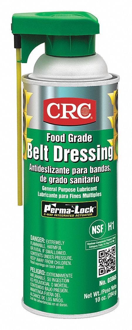 CRC Belt Dressing, -40°F to 350°F, No Additives, 16 oz. Aerosol Can