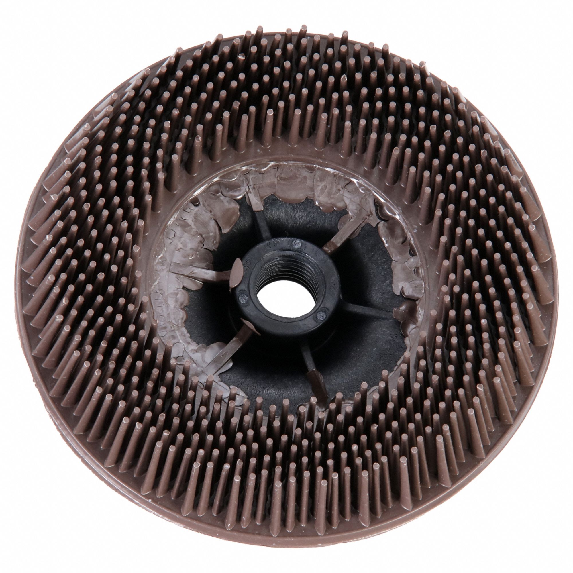 SCOTCHBRITE, 4 1/2 in Brush Dia, 5/8"11 Arbor, Bristle Disc 1DAB2