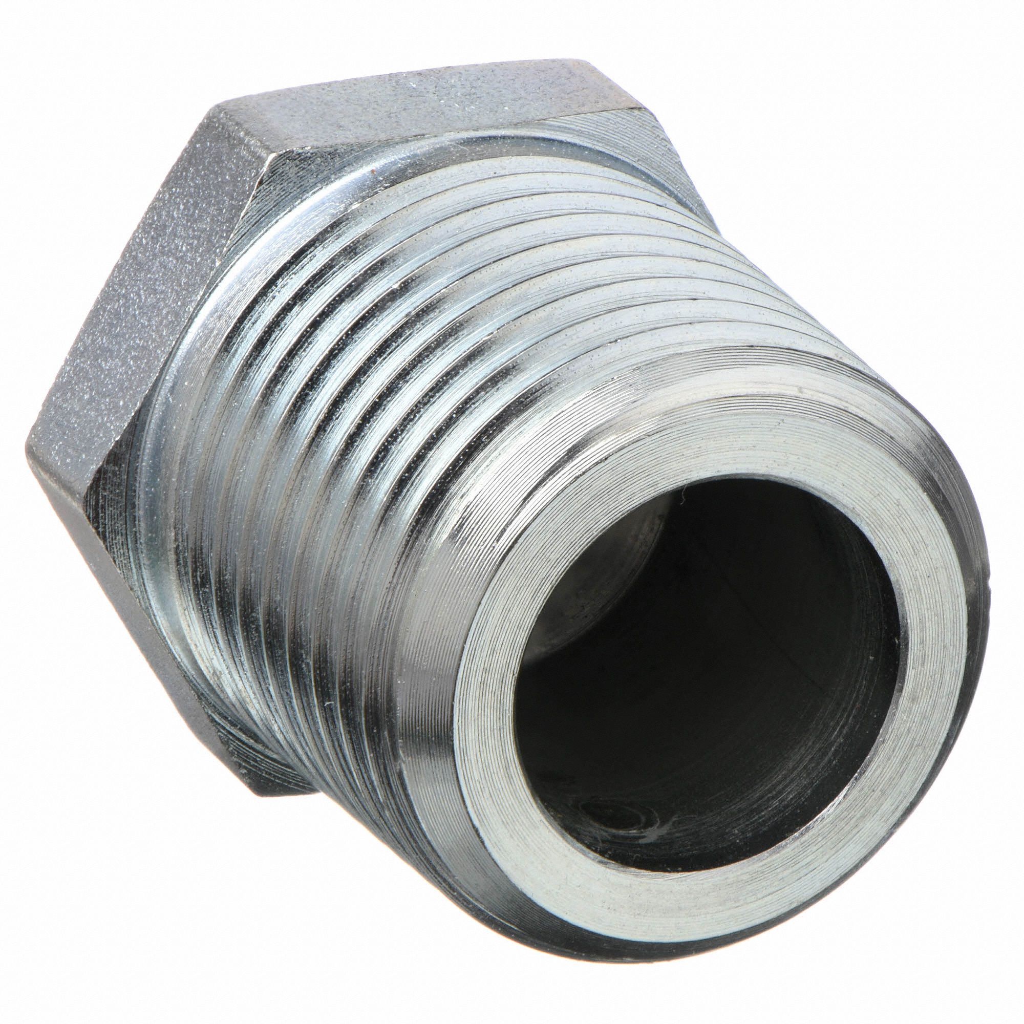 PARKER 1/8 in Hex Head Plug with MNPT Fitting Connection Type and 9700