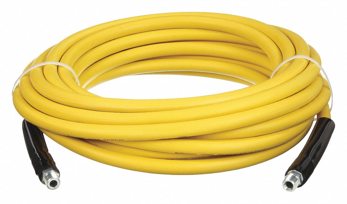 3/8 in ID, 25 ft Lg, Pressure Washer Hose 1DKN120344005 Grainger