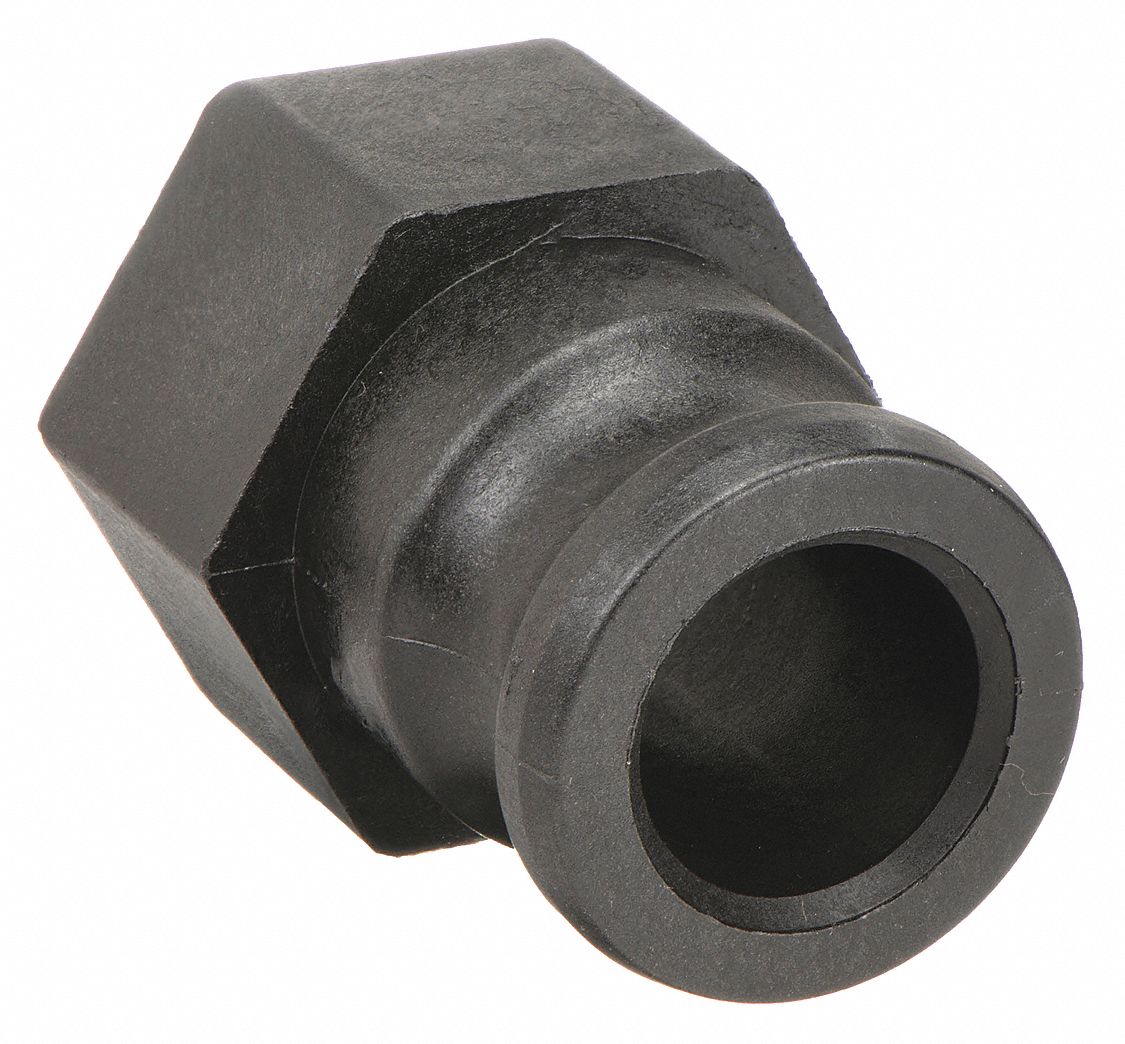 1 in Coupling Size, 1 1/4 in Hose Fitting Size, Cam and Groove Adapter