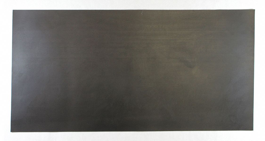 E James Epdm Rubber Sheet 12 W X 2 Ft L X 1 8 Thick 60a Plain