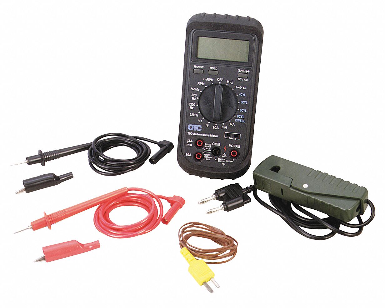 OTC, Multimeter Kit, Digital, Automotive Multimeter 1DZJ73505A
