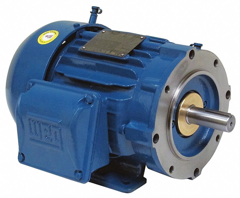 General Purpose Motor, 200 HP, 3-Phase, Nameplate RPM 1780, Voltage 460