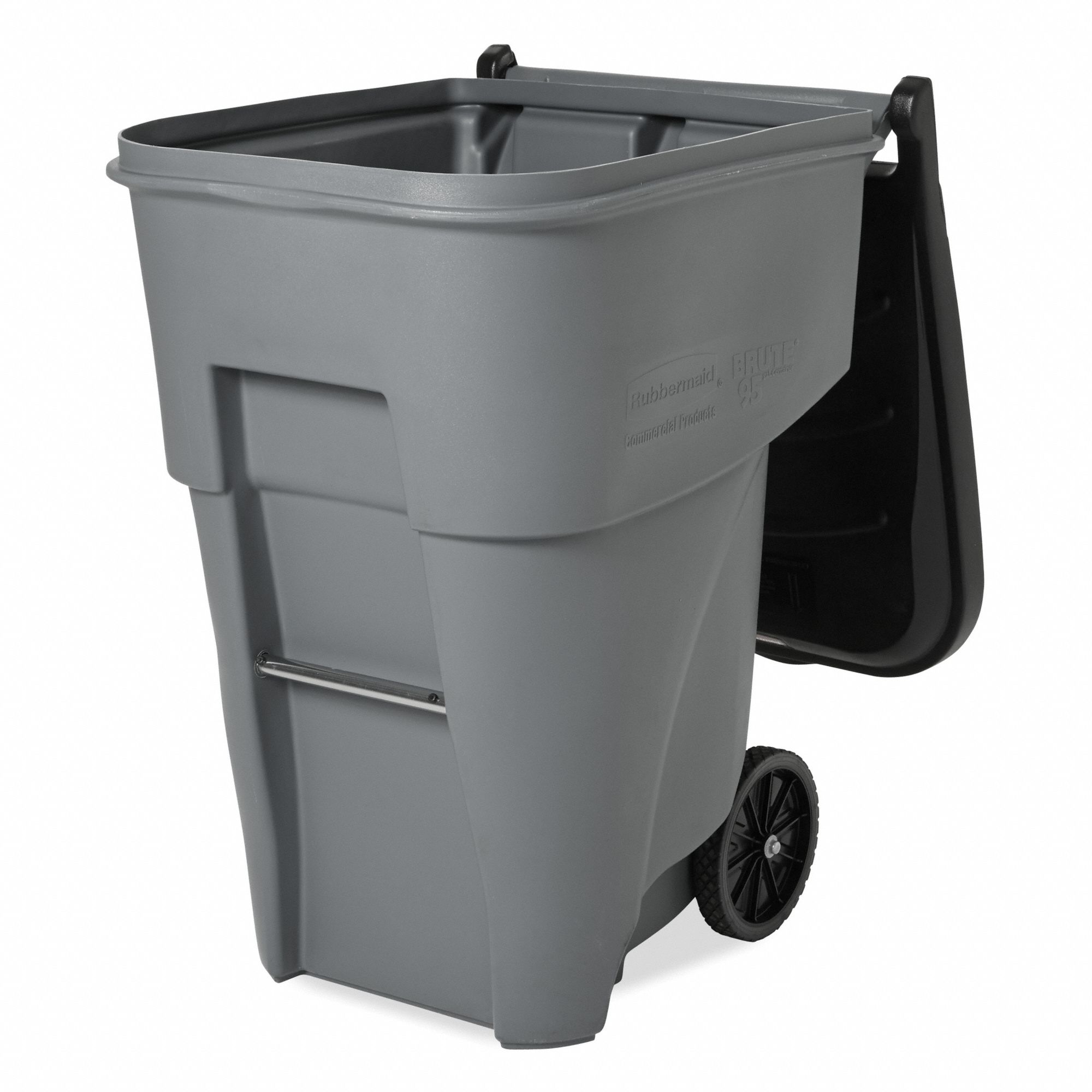 RUBBERMAID COMMERCIAL PRODUCTS 95 gal Rectangular Rollout Trash Can