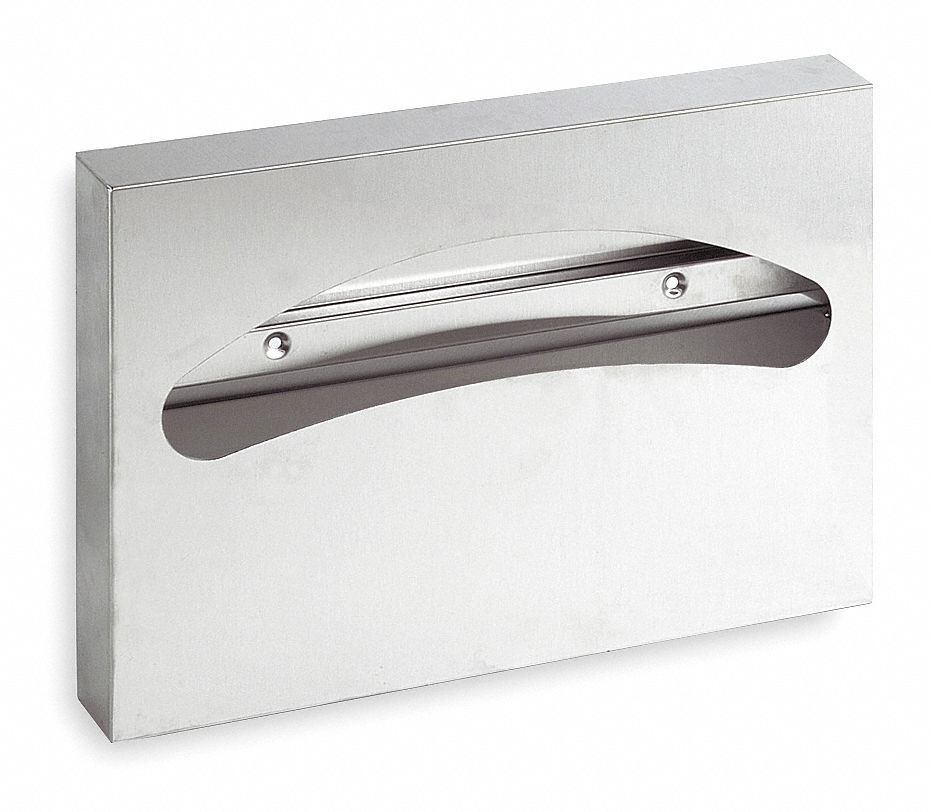 TOUGH GUY, 1/2 Fold, (250) Seat Covers, Toilet Seat Cover Dispenser