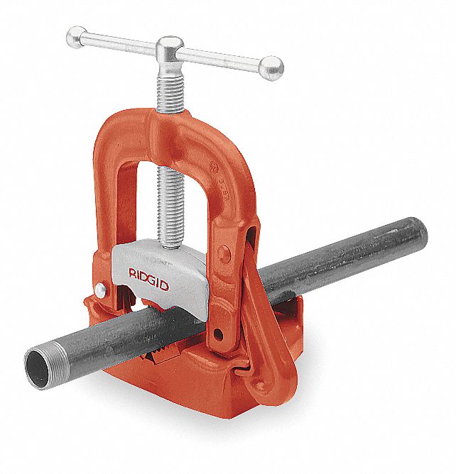 RIDGID Bench Yoke Vise,1/8 to 2 In. 1ED9840080 Grainger