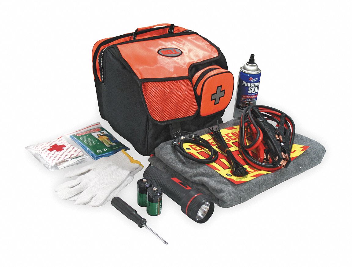BELL Roadside Emergency Kit, Number of Pieces 100 1EZH1650061