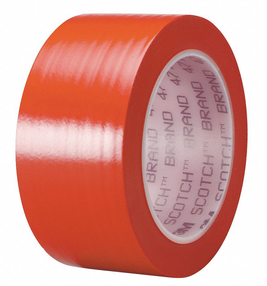 3M Floor Marking Tape, Solid, Continuous Roll, 1 in Width, 1 EA