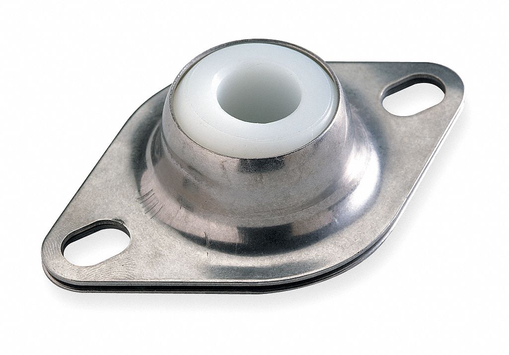 DAYTON 2Bolt Flange Bearing with Sleeve Bearing Insert and 1/2 in Bore