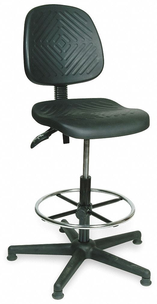 GRAINGER APPROVED Industrial Task Chair with 20 1/2 in to 30 1/4 in