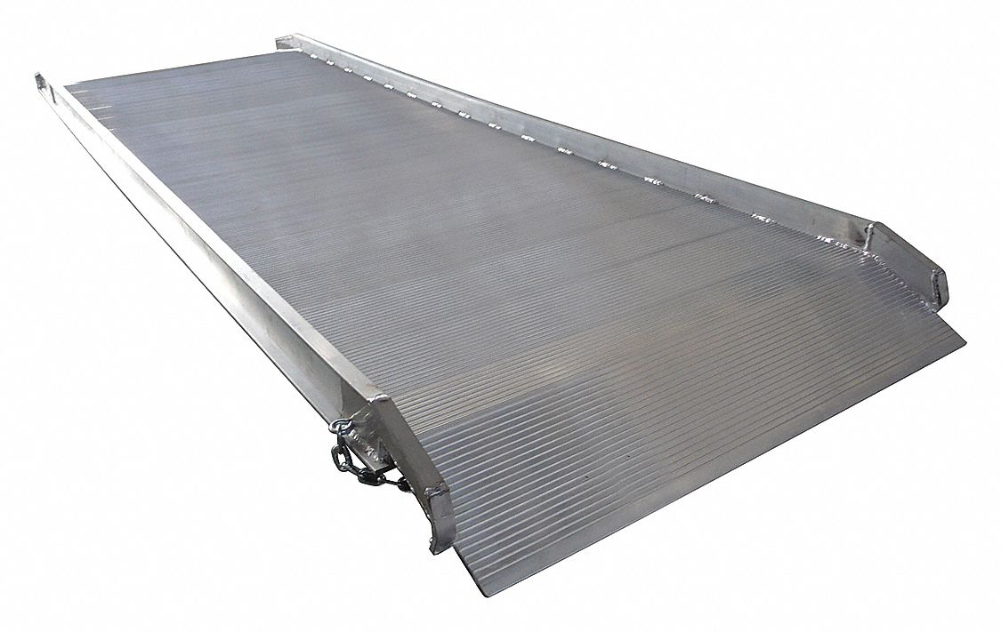 GRAINGER APPROVED Walk Ramp, Apron End End Style, Load Capacity 2,200