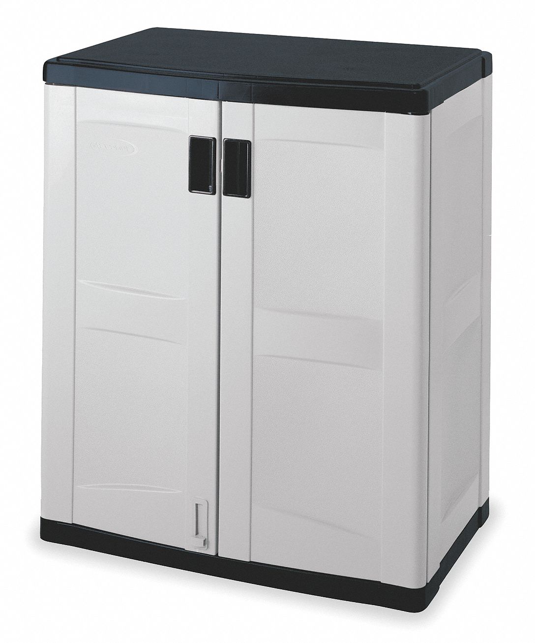 Suncast Storage Cabinets With Doors SUNCAST Commercial Storage Gray/Black, 36 1/4 in H X 30 in W X