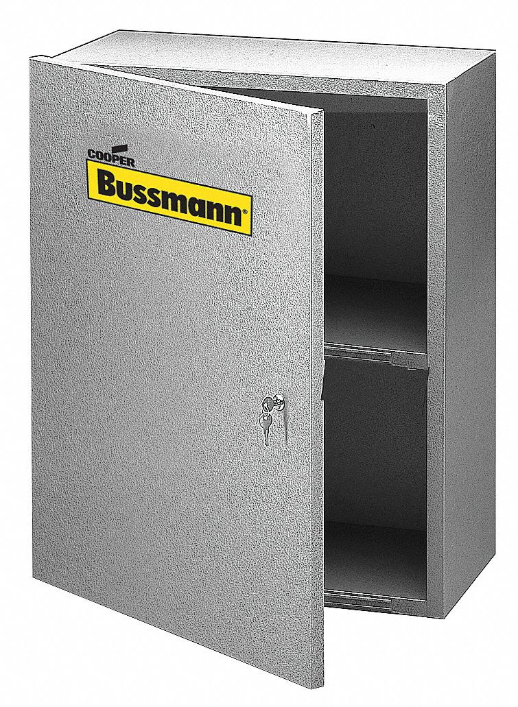BUSSMANN, 5 cu ft Storage Capacity, 1 Shelves, Fuse 1FJ19SFC