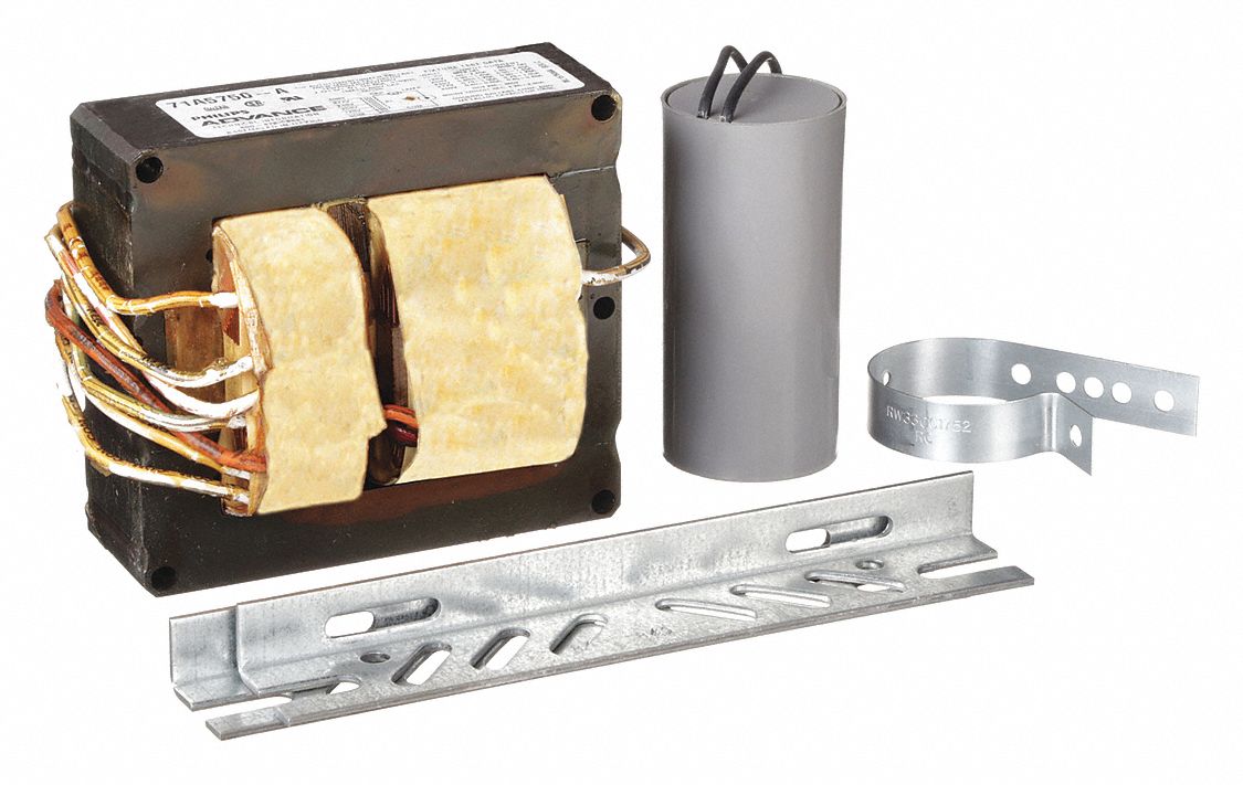 Metal Halide HID Ballast Kit, 250 Max. Lamp Watts, 120/208/240/277/480