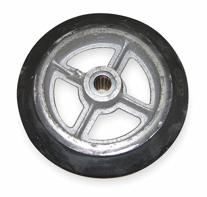 WESCO Mold On Rubber Wheel 1GAC2150120 Grainger