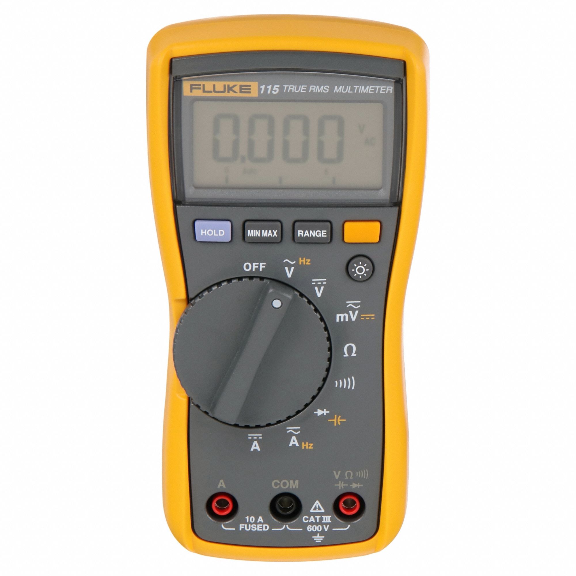 FLUKE, CAT III 600V, TRMS, Digital Multimeter 1GAH9FLUKE115 Grainger