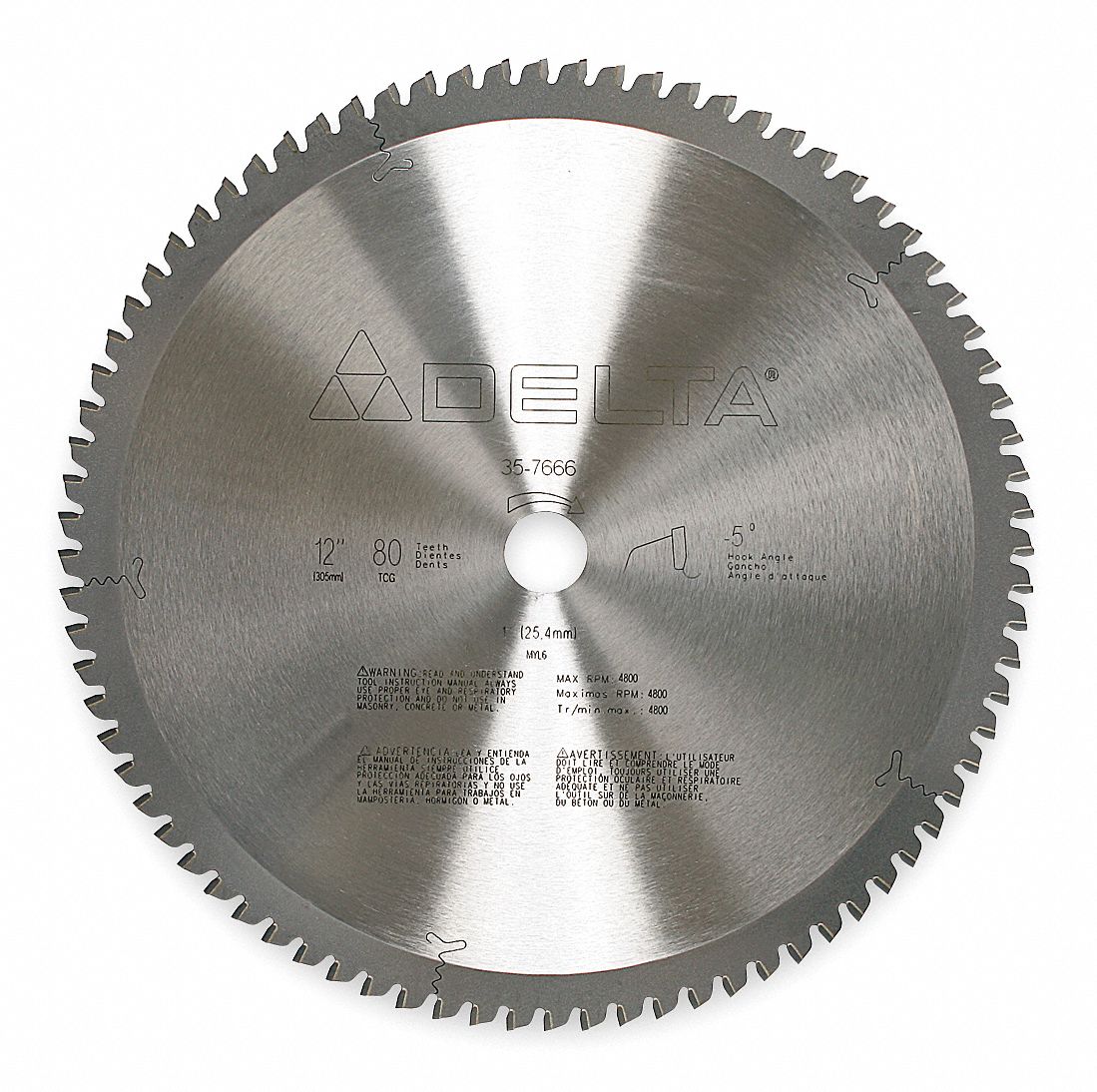 Metal Cutting Circular Saw Blade, 12 in Blade Dia. - Grainger