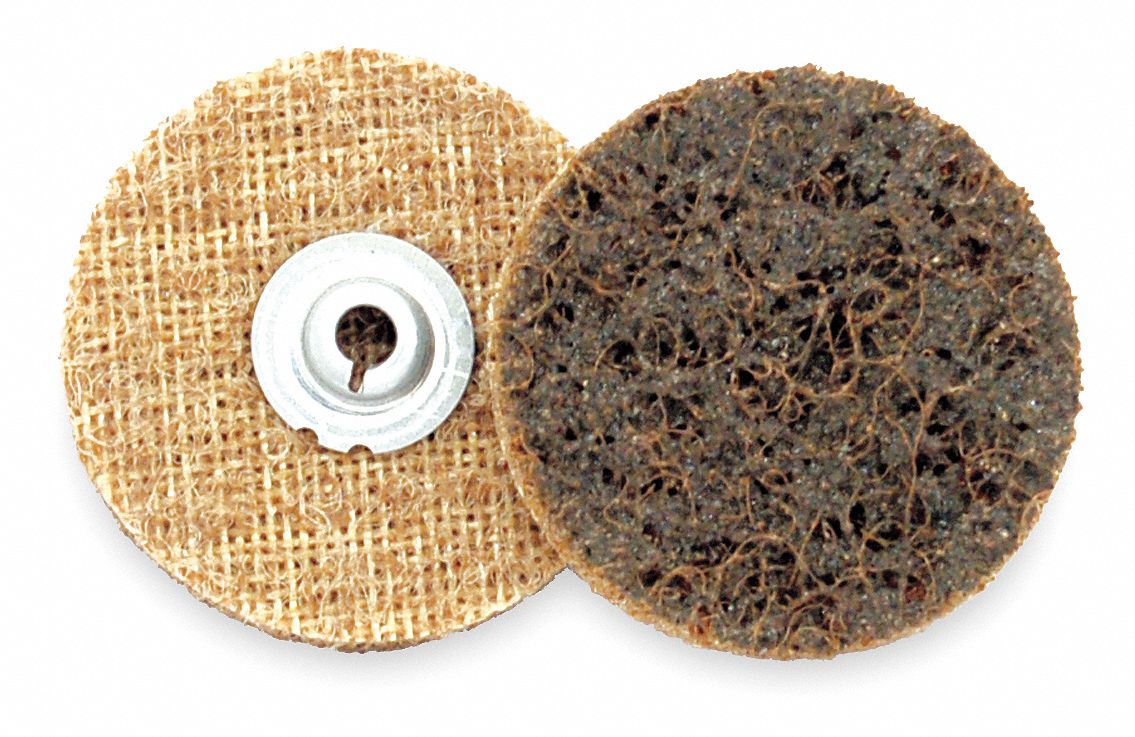 ARC ABRASIVES Quick Change Disc 4 in Disc Dia, Coarse, Aluminum Oxide