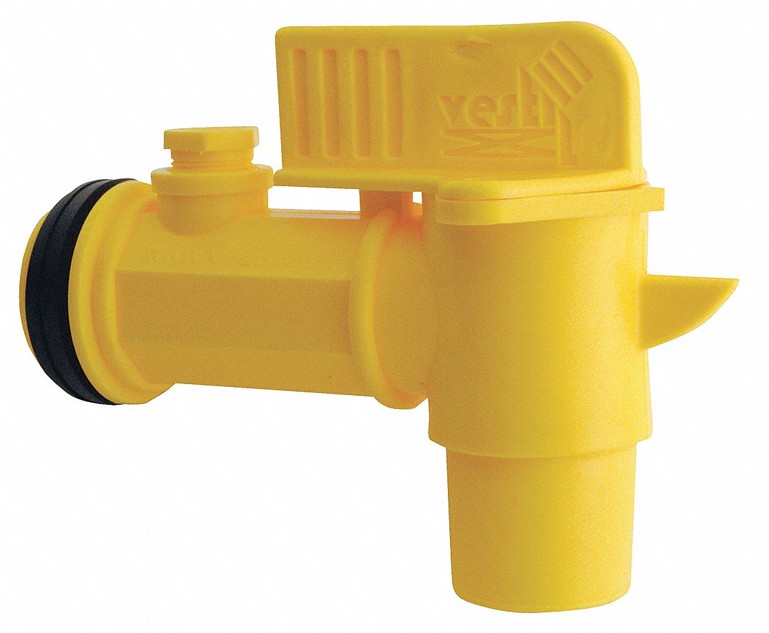 GRAINGER APPROVED Drum Faucet, Manual Close, 2 In NPT 1GUD4JDFT
