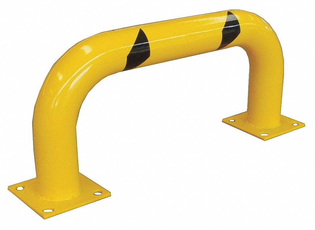 Floor Mounted Guard Rail Mounting, Steel, Machine Guard 1GUE11GUE1