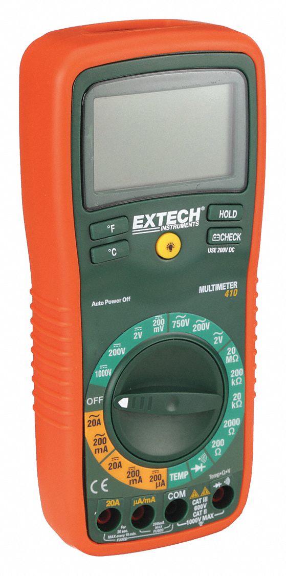 EXTECH MANUAL RANGING MULTIMETER Digital Multimeters EXTEX410
