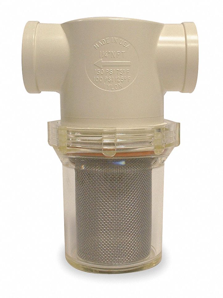 3/8 Hose Barb InLine Strainer with 20 mesh stainless steel filter