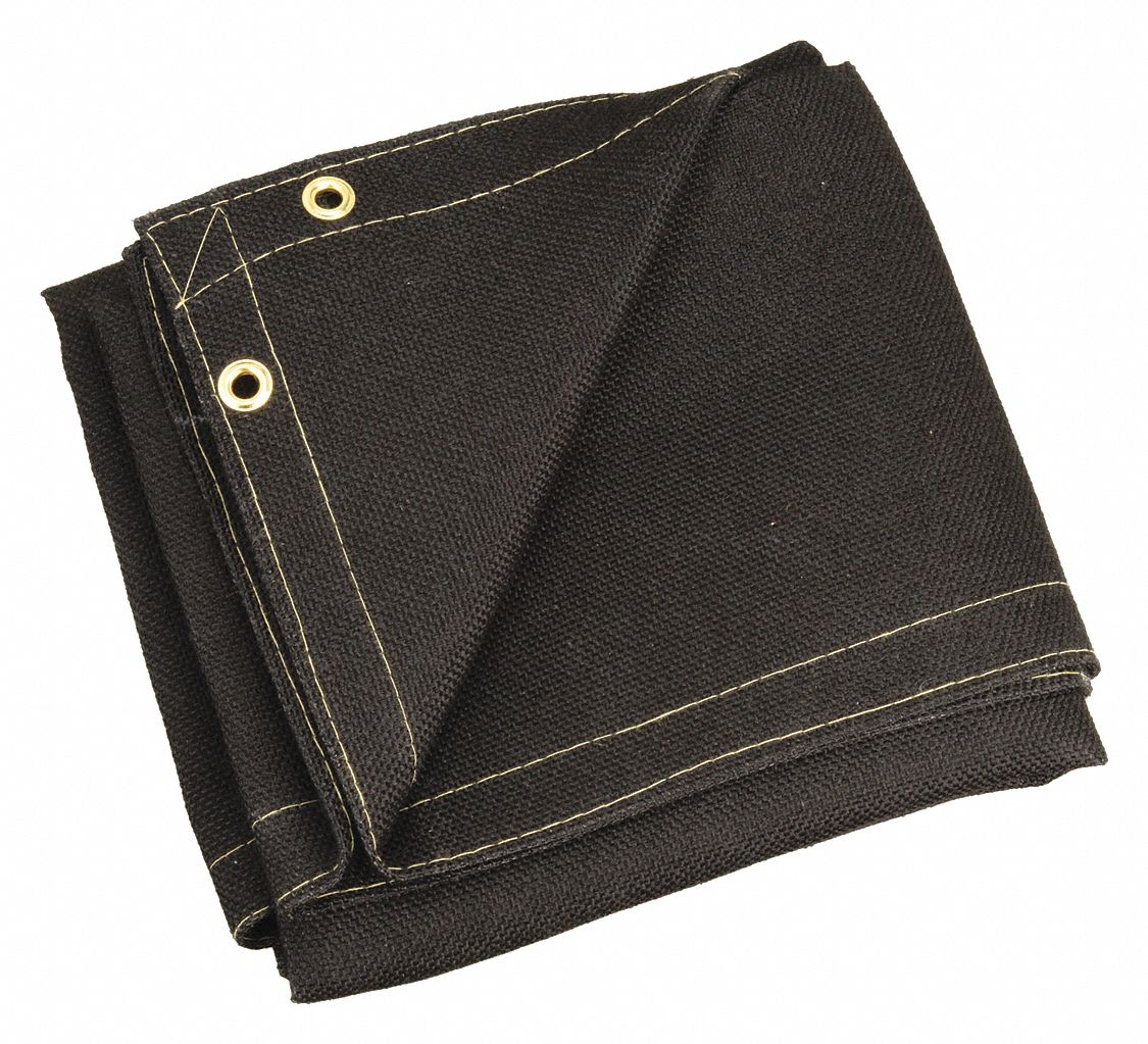 STEINER, VermiculiteCoated Fiberglass, 10 ft Wd, Welding Blanket