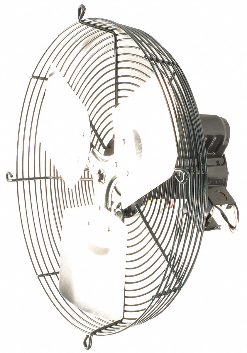 DAYTON, 16 in Blade, 1/20 hp, GuardMounted Exhaust Fan 1HKL51HKL5