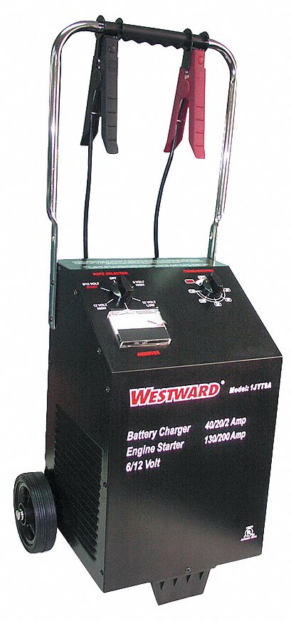 WESTWARD Manual Battery Charger, Boosting, Charging, Maintaining, AGM