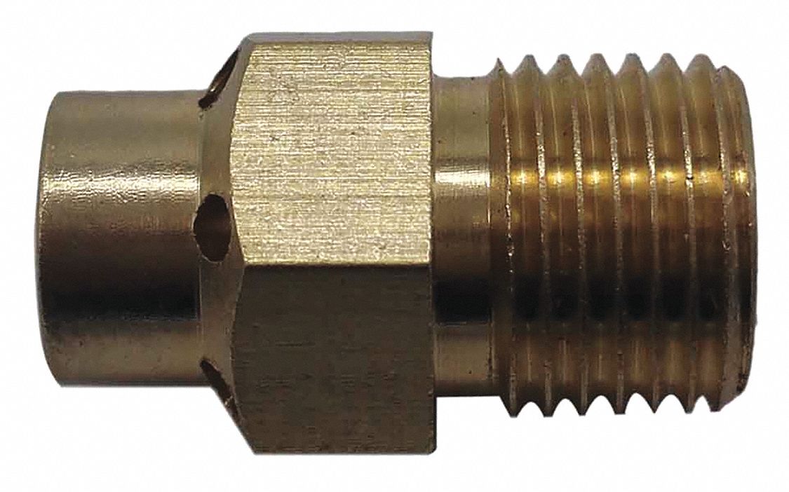 SPEEDAIRE Brass Air Gun Nozzle 1KUC5AG902BGGRA Grainger