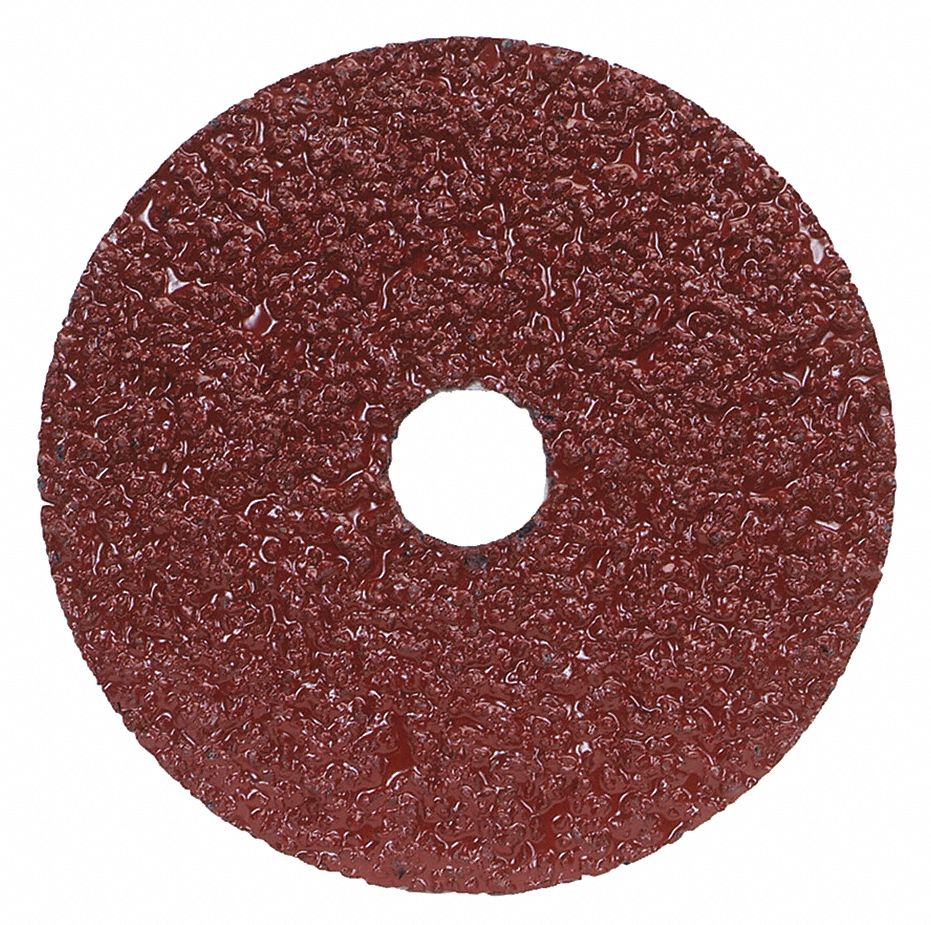 NORTON Fiber Disc 5 in Disc Dia, 60 Abrasive Grit, Coarse, Fiber