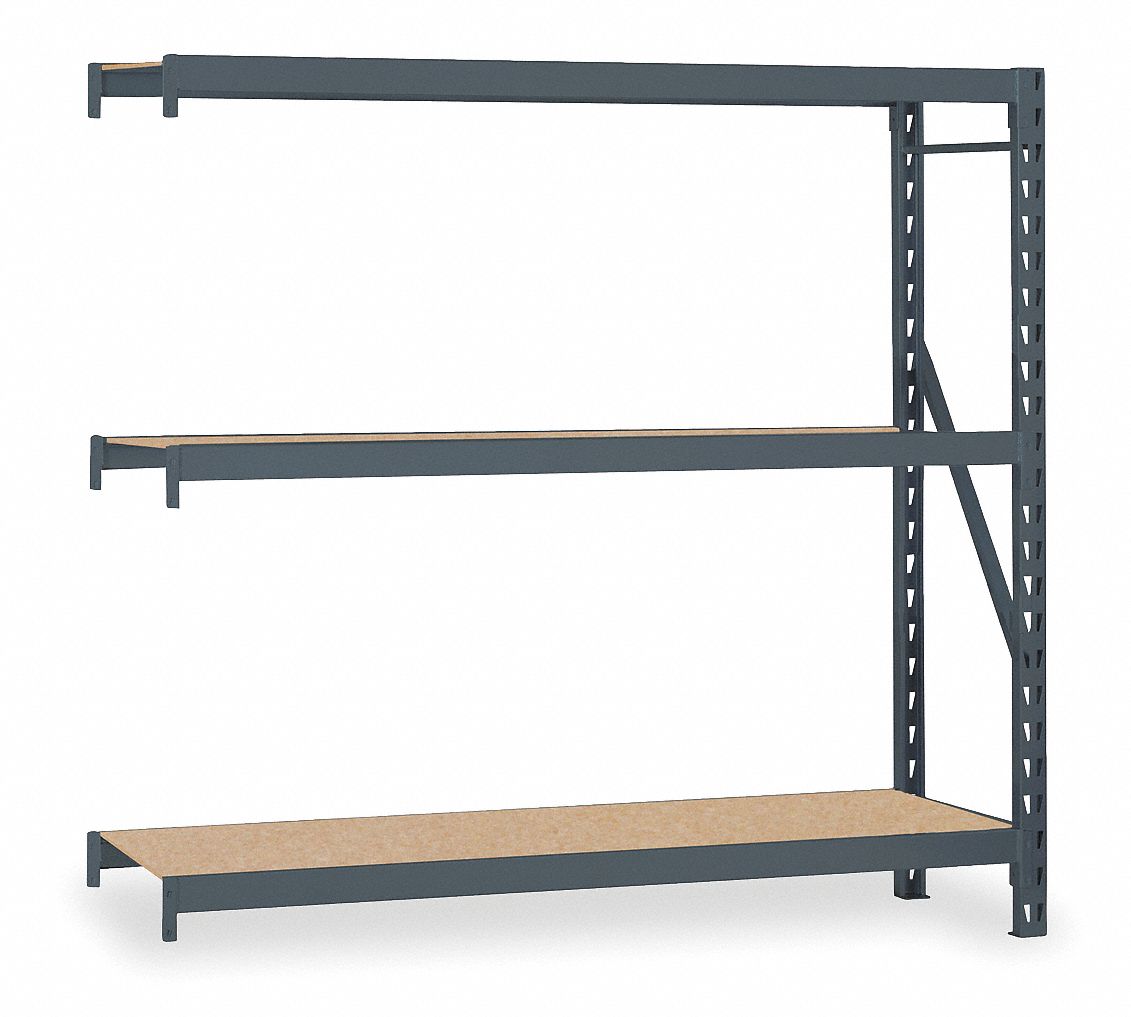 EDSAL, AddOn, 60 in x 36 in x 72 in, Bulk Storage Rack 3NUY2