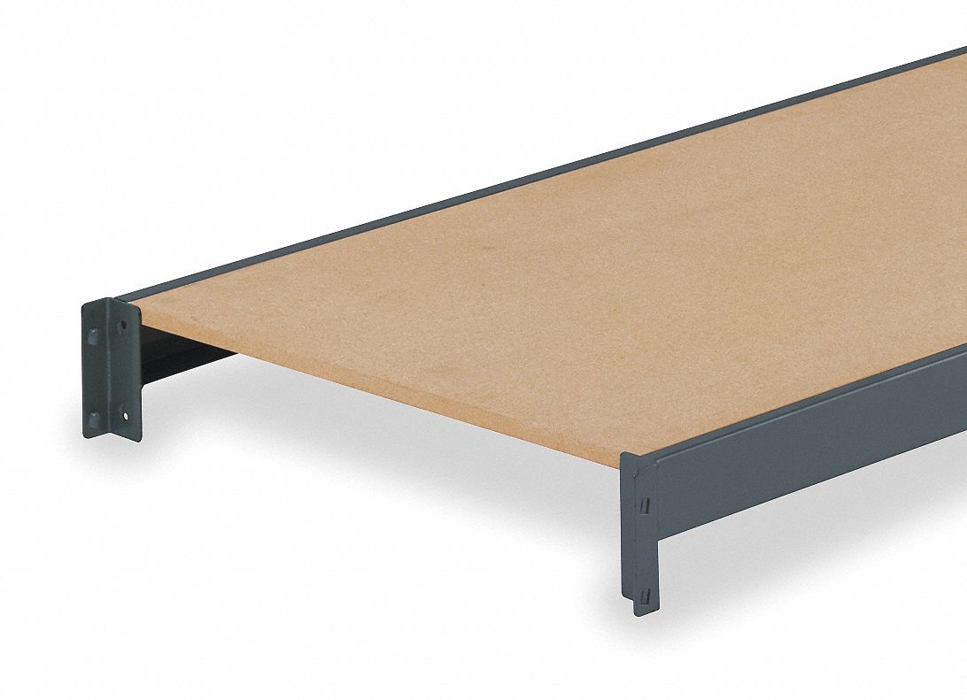 EDSAL, 72 in x 24 in x 2 3/4 in, 16 ga Beams, Shelf 1LXG8ERZ7224