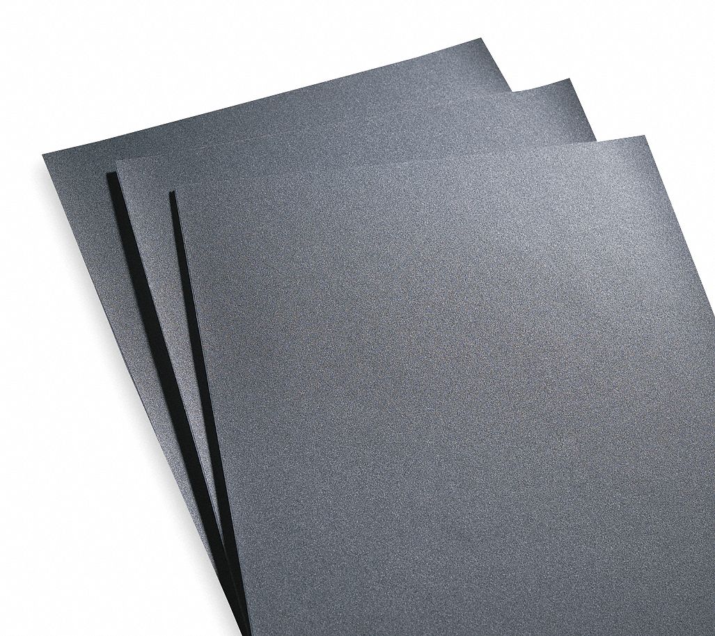NORTON Sanding Sheet, 120 Grit, Silicon Carbide, 11 in Length, 9 in