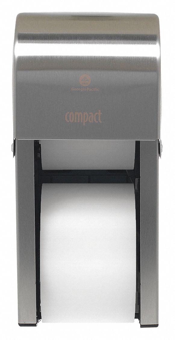 Coreless, Vertical Double Roll, Toilet Paper Dispenser