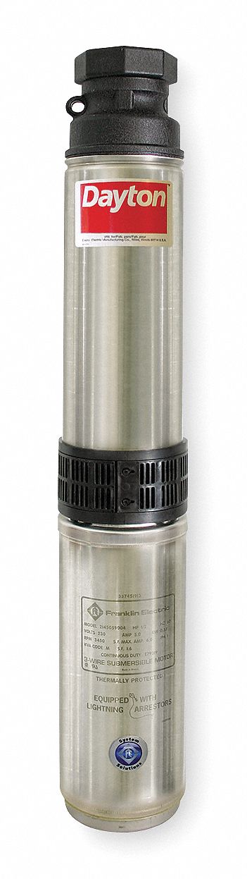 Dayton Bomba Sumergible Para Pozo Profundo - Bombas Sumergibles Para Pozos - 3Tny5 | 558691 - Grainger México