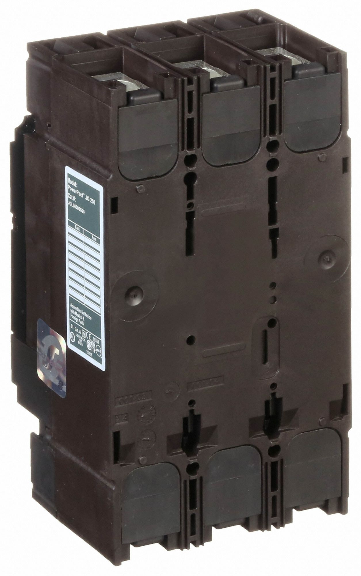SQUARE D Molded Case Circuit Breaker, 250 A Amps, Number of Poles 3