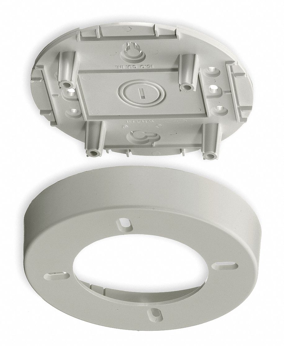 HUBBELL WIRING DEVICEKELLEMS PVC Lighting Fixture Round Box For Use