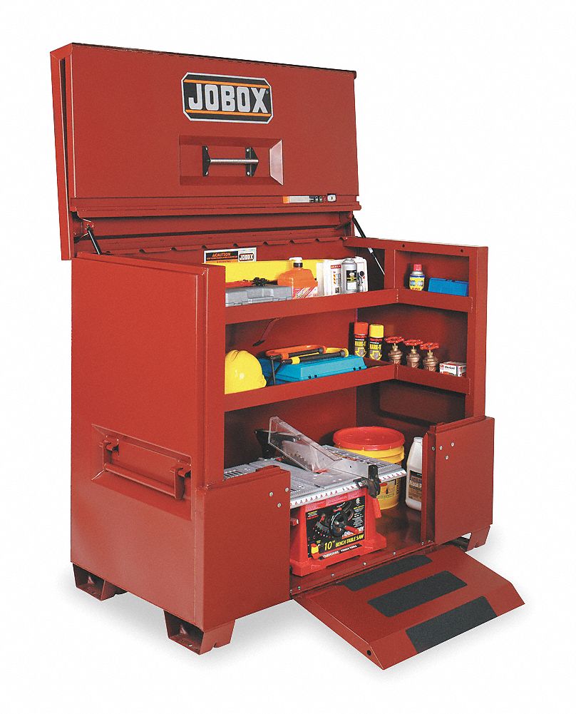 CRESCENT JOBOX, 30 in Overall Wd, 30 in Overall Dp, PianoStyle Jobsite Box 1MCG21684990