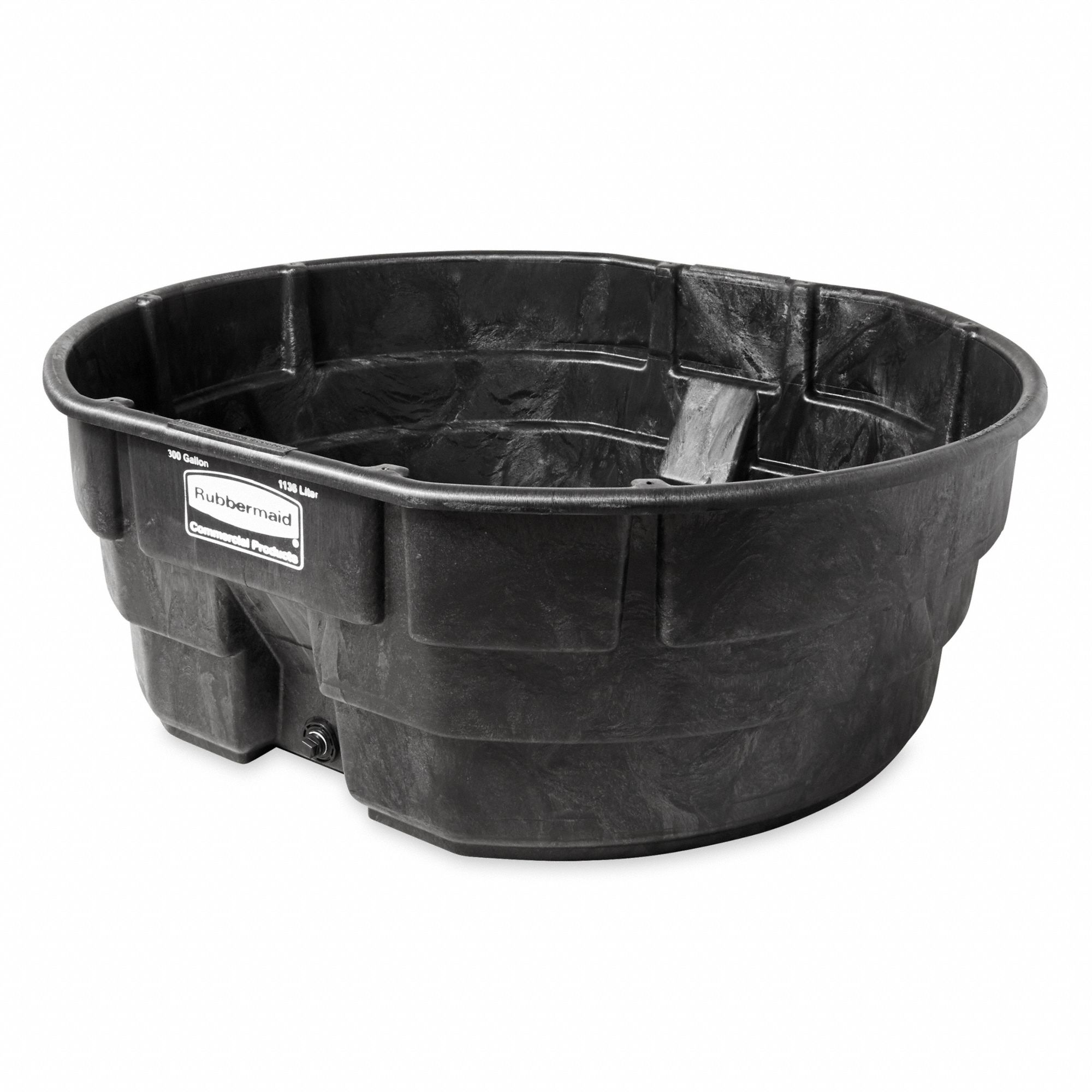 RUBBERMAID COMMERCIAL PRODUCTS Stock Tank 300 gal, 63 1/4 in x 69 in x