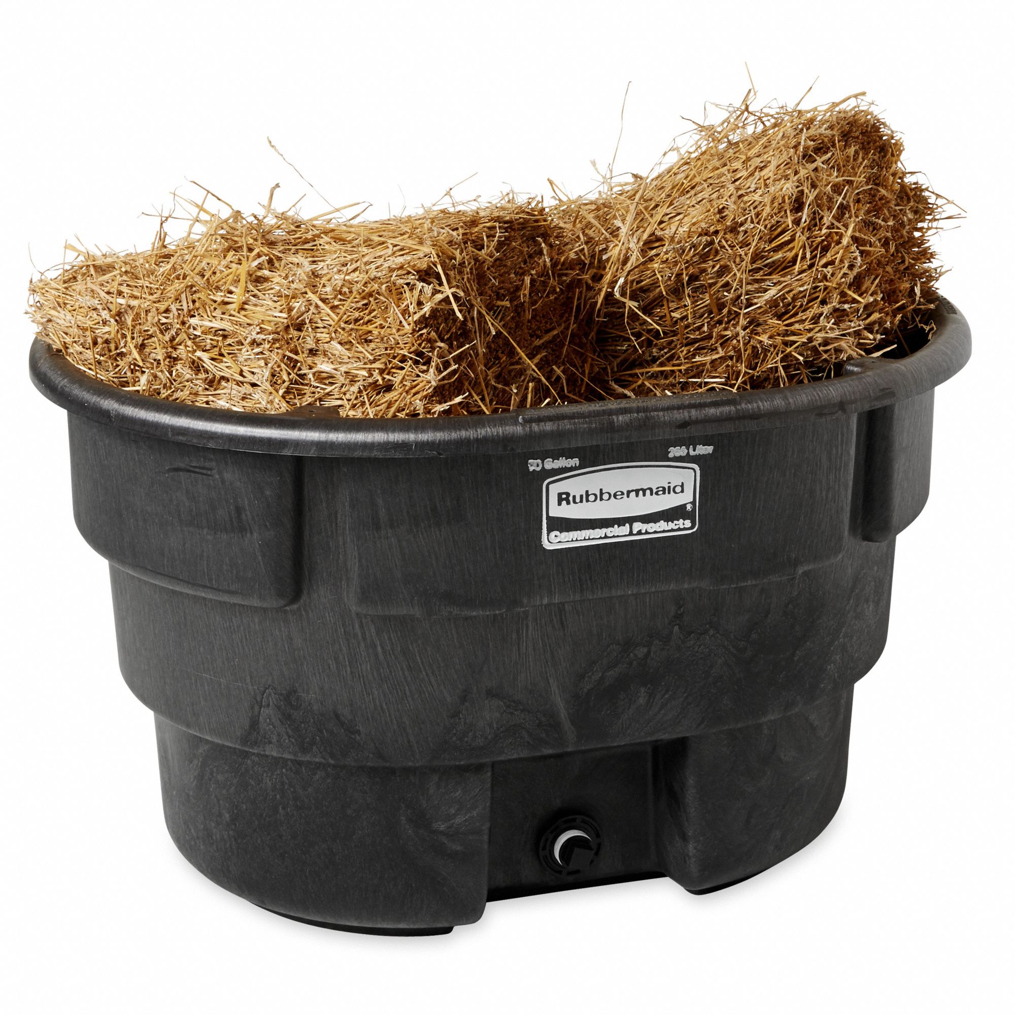 RUBBERMAID COMMERCIAL PRODUCTS Stock Tank 1MDB8FG424400BLA Grainger