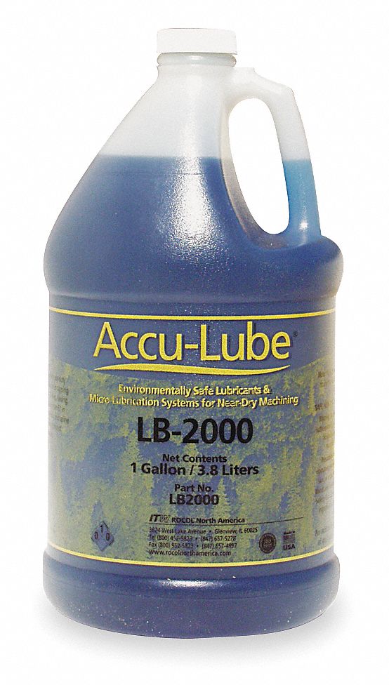 ACCULUBE Liquid, Cutting Oil, Vegetable Oil, 1 gal., Jug 1MKL9
