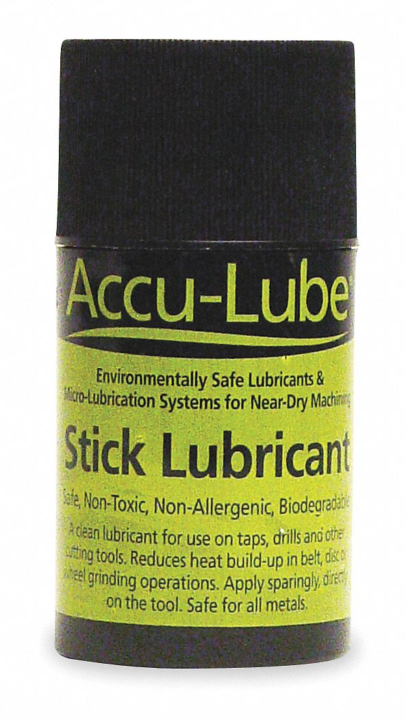 ACCULUBE Solid Stick Lubricant, Base Oil Vegetable Oil, 2.2 oz. Jar