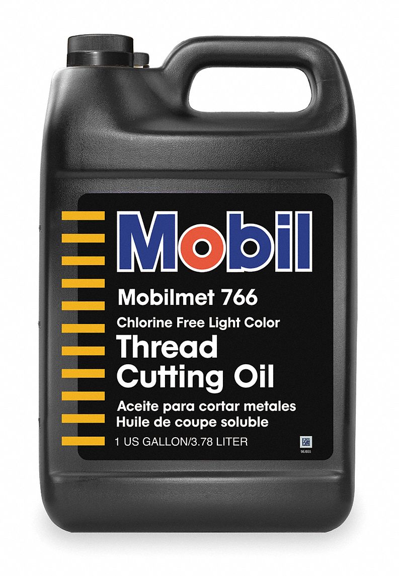 MOBIL Cutting Oil, Container Size 1 gal, Can, Clear 1MUC4103479