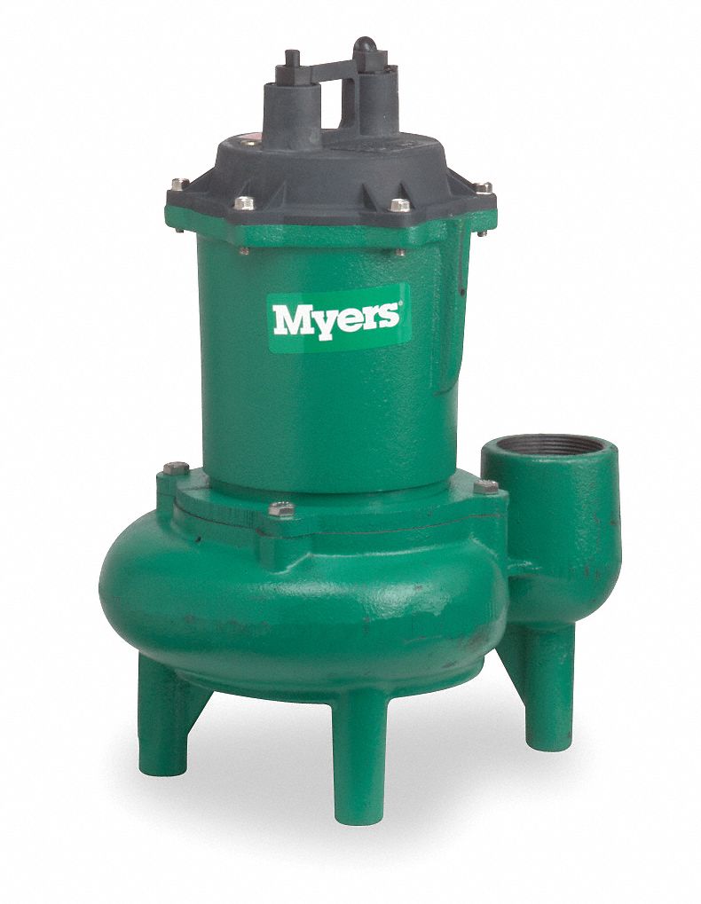 MYERS Pump, Sewage, 1/2 HP 1N341MW5011 Grainger