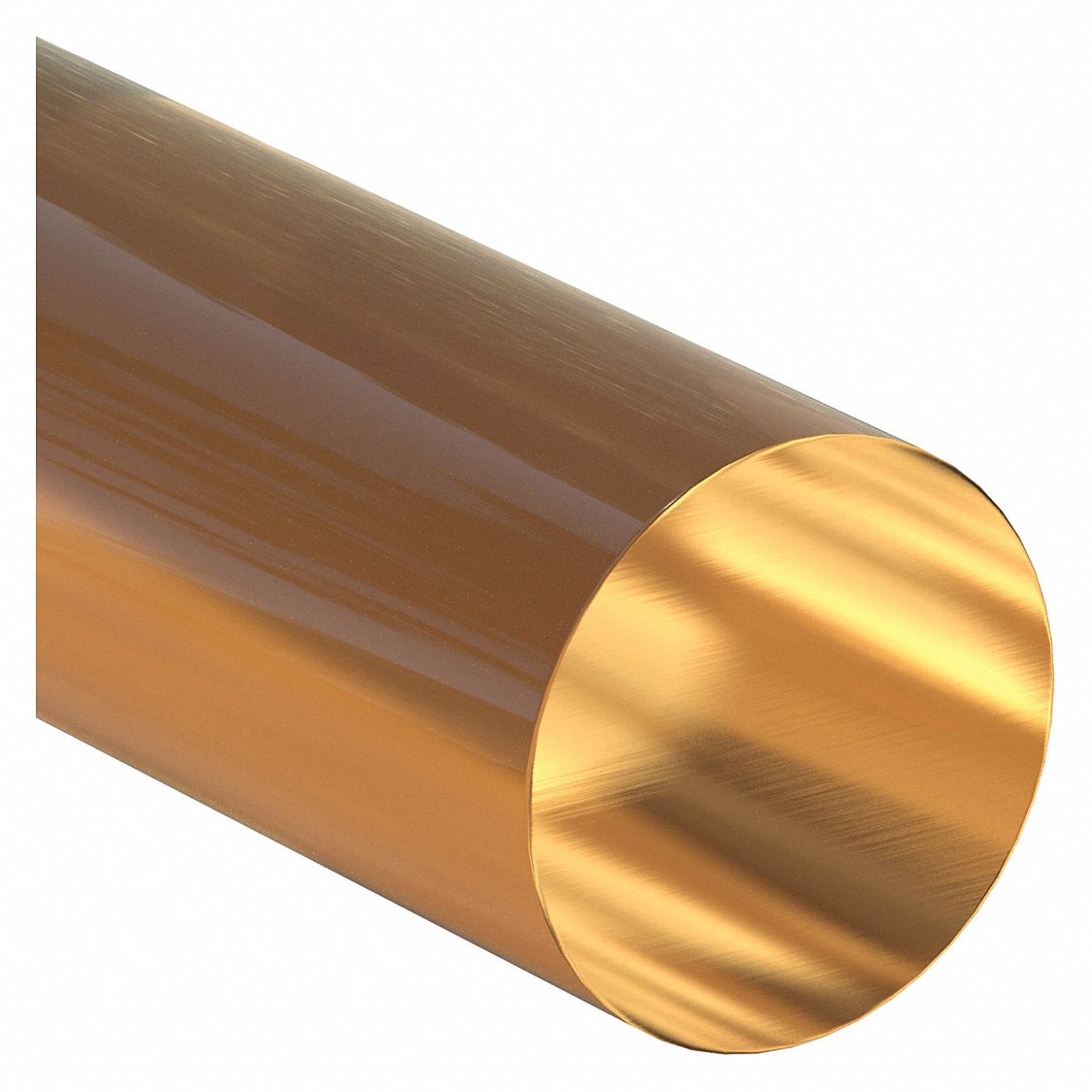 1 ft Plastic Lg, Amber, Plastic Rod 1NRN71NRN7 Grainger