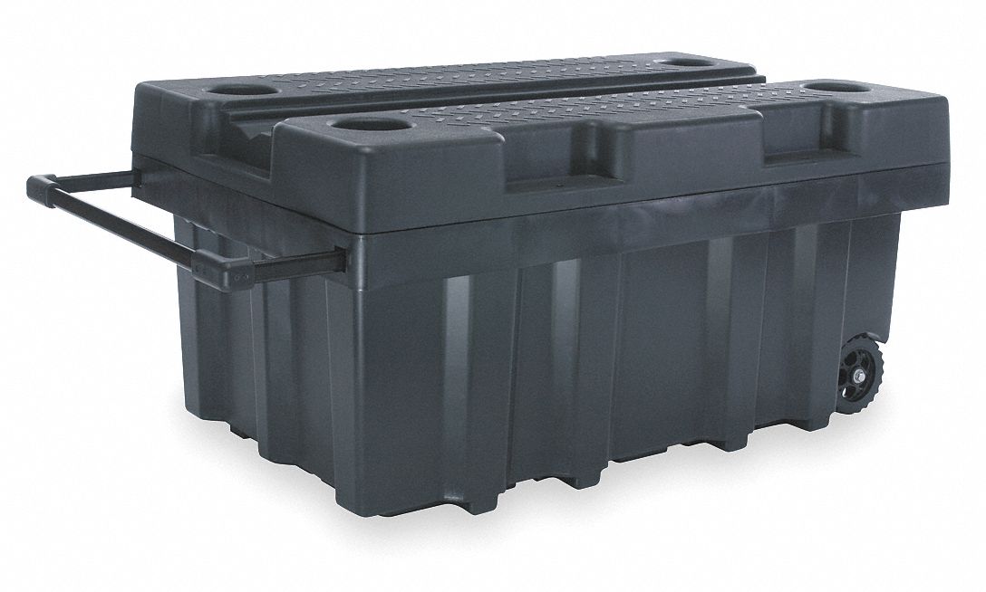 24" Overall Width, 191/4" Overall Height, Jobsite Box, Black Grainger